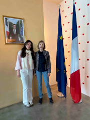 HP Franzosische Botschaft M. te Molder und Nina Franke