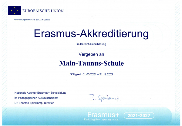 Erasmus Akkreditierung 2021 2027